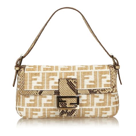 baguette fendi beige|fendi baguette second hand.